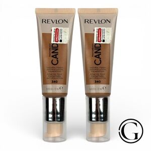 2 PACK Revlon PhotoReady Candid Foundation- 340 True Beige